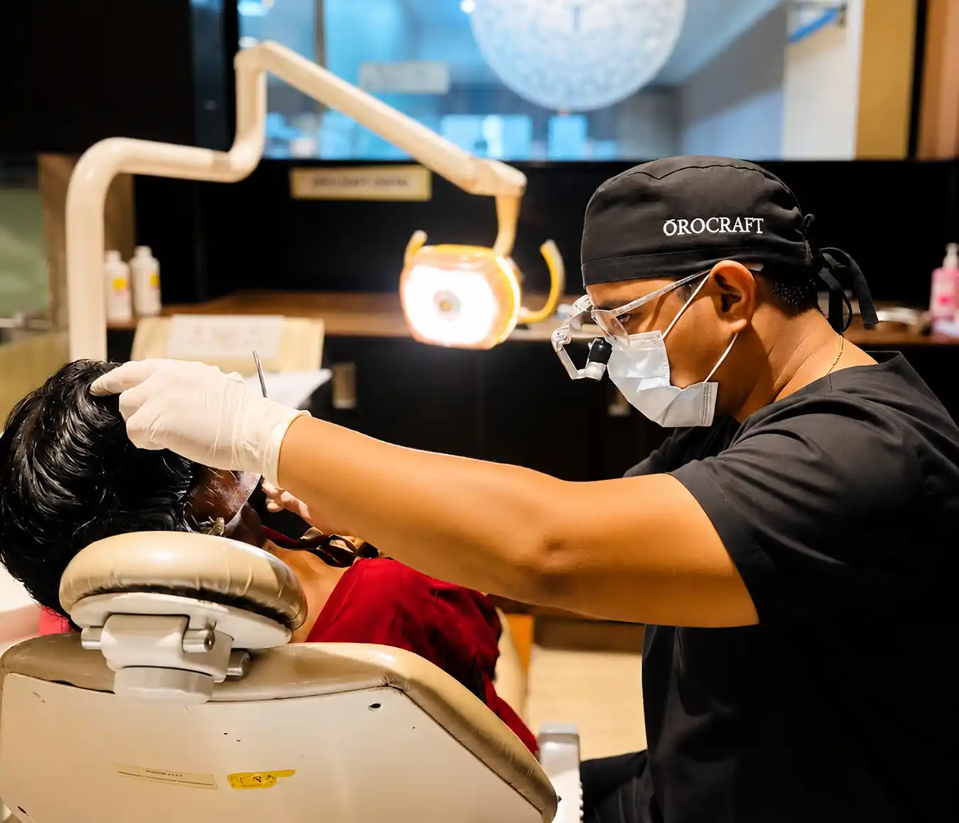 Precision dental treatment at OroCraft Dental Clinic in Shillong